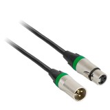 Cablu Audio Profesional XLR Tata - Mama 1m BST 18-5591, Cablu DMX de Inalta Calitate