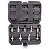 Capete Tubulara 1/2&amp;#39;&amp;#39; cu antrenor hexagonal 55m, 9 buc -set 08-705