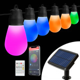 Sir lumini solare inteligente - LED RGBIC 30 buc - 13 m - bluetooth Best CarHome, Garden Of Eden
