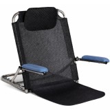 Suport pentru Spate Pliabil și Reglabil tip Inaltator pentru Perna, Linomag&reg;, cu 6 Nivele de &Icirc;nclinare, Cotiere, Pernă Ergonomică, pentru Relaxare, Re