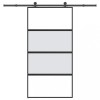 VidaXL Ușă glisantă cu set de feronerie sticlă temperată și aluminiu 3333000