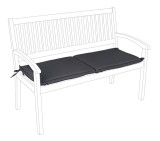 Cumpara ieftin Perna banca gradina, terasa olefin gri charcoal Poly 115x47x3h
