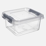 Caserola plastic transparent 500ml recipient alimente sigur BPA free, CMCLASS