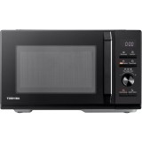 Cuptor cu microunde Toshiba MW3-AG25PFBK, 25 L, 900 W, 5 nivele de putere, functie Grill, 7 retete predefinite, diametru platou 288 mm, negru