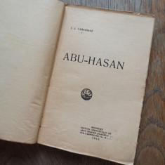 I.L.CARAGIALE- ABU-HASAN, 1915, prima editie
