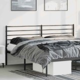Cumpara ieftin Tăblie de pat metalică, negru, 180 cm