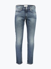 Blugi barbati cu talia medie si croiala Slim Fit J30J324809, Albastru (Marime: