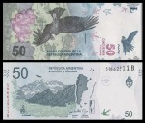 ARGENTINA █ bancnota █ 50 Pesos █ 2018 █ P-363 █ UNC █ necirculata