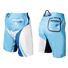 Pantaloni Scurti Shimano Femei Mtb Olympian Blue/Bonnie Blue/White, marime M Cod:CW0W601203M