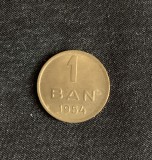 Moneda 1 Ban 1954 Romania, Numismatica - Stare Buna