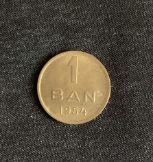 Moneda 1 ban 1954 foto
