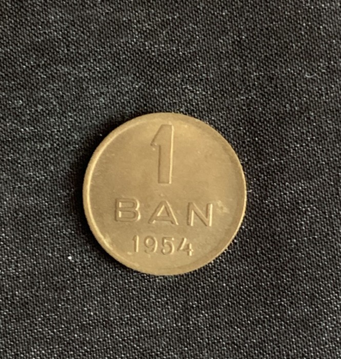 Moneda 1 ban 1954