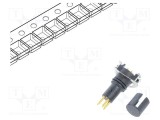 Conector M8 tată 4 pini vertical pentru PCB 3A 30V - AMPHENOL LTW