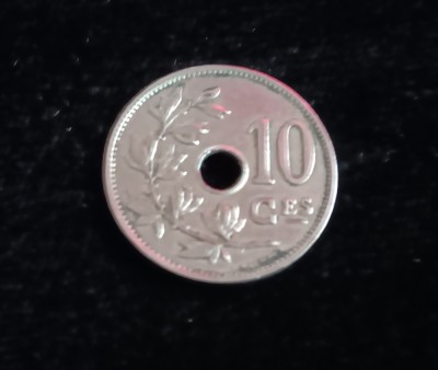 C50 - Moneda foarte veche - 10 centimes - Belgia - 1921 foto