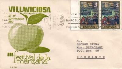SPANIA 1963, Festivalul Marului, Villaviciosa, Asturia, PO foto