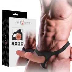 INTENSE - HOLLOW HARNESS WITH DILDO 16 X 3 CM foto