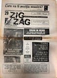Zig Zag Magazin nr. 29 septembrie 1990 carti bibliofile almanah romana 16 pagini brosate