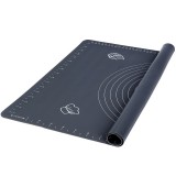Covoras din silicon antiaderent pentru framantat si copt 64x45 cm, gri