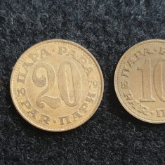 Iugoslavia Lot x 4 monede vechi anii 1960 - 1970