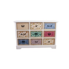 Comoda lemn multicolor 110 x 34 x 76 cm