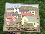 TABLOU VINTAGE DIN CERAMICA SCANDINAVA, JIE