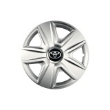 Set 4 capace roti Cu Inel Cromat Esprit R16 Compatibil Cu Toyota
