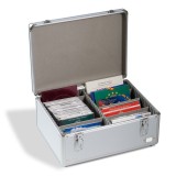 Valiza Aluminiu Leuchtturm Cargo Multi XL: Hărți, Monede, Bancnote, CD-uri, Cărți Poștale - Depozitare Colecții