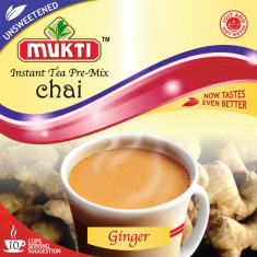 MUKTI Instant Tea Ginger Unsweetened (Ceai Gimbir Instant Neindulcit - 10... foto