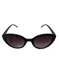 Ochelari de soare dama, UV400, Plastic, Negru, Oem