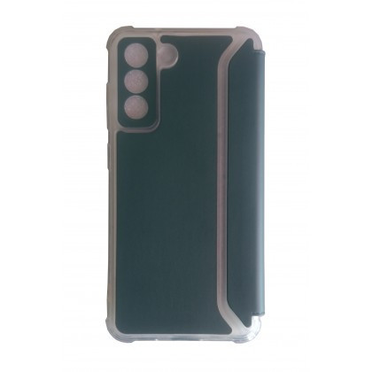 Husa Flip Carte Smart ANTISHOCK Samsung S908 Galaxy S22 Ultra, Verde