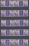 1956 LP 406 b ZIUA INTERNATIONALA A COPILULUI 2 SERII +10 VINIETE DIFERITE MNH, Nestampilat
