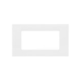 Gewiss Rama System GW22104, 4 module, alb pentru priza/intrerupator