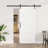 Ușa Glisantă vidaXL cu Set de Hardware Alb 86x198.5 cm Lemn Solid de Pin, Ușa Interioară vidaXL &lsquo;ORKDAL&rsquo; Alb 86x198.5x4 cm Lemn Solid de Pin