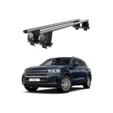 Bare transversale portbagaj auto aluminiu compatibile plafon neted Volkswagen Touareg 2018-> argintii sau negre Cod: CB200101 Kit-101