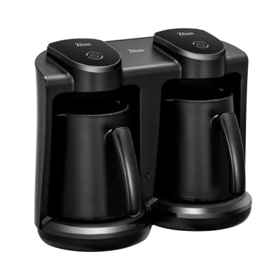 Aparat pentru preparat cafea turceasca dublu Zilan, 800 W, 500 ml, Negru foto