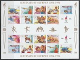 Mongolia 1996 - #674 Jocurile Olimpice de Vara Atlanta &#039;96 NEDANTELATA - M/S 1v MNH