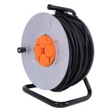 Derulator cablu electric Hepol cu 4 prize si protectie