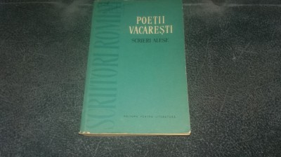POETII VACARESTI SCRIERI ALESE foto