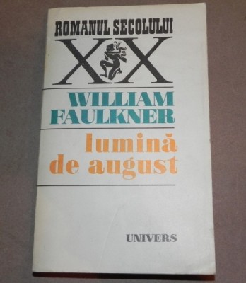 LUMINA DE AUGUST WILLIAM FAULKNER foto