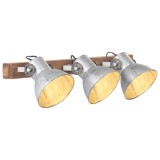 Lampa de perete industriala, argintiu, 65 x 25 cm, E27