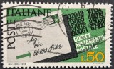 Italia &ndash; Marcă 50 lire &bdquo;Codice di Avviamento Postale&rdquo;, stare bună, obliterată