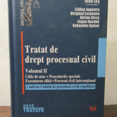 Tratat de drept procesual civil, vol. II - Ioan Leș (coord.)