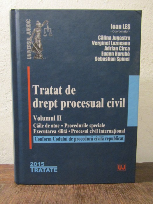 Tratat de drept procesual civil, vol. II - Ioan Leș (coord.)