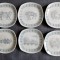 Set 6 farfurii TRANSPORT GJENNOM TIDENE Stavangerflint Norway Retro Vintage 1970