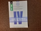 TEME SUPLIMENT GAZETA MATEMATICA CLASA A IV A RADU GOLOGAN