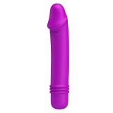 Vibratoare pentru incepatoare - Emily Vibrator Realist 12,7 din Silicon 10 Functii de Vibratie