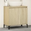 Gossi dulap de chiuveta, stejar sonoma, 58x33x60 cm, lemn prelucrat