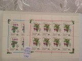 1993-Rusia-Flori-2Klb.-MNH-Perfect, Nestampilat