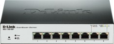 SWITCH PoE D-LINK Smart 8 porturi Gigabit (8 PoE) + 2 porturi SFP, IEEE 802.3af/at, carcasa metalica, rackabil, &amp;quot;DGS-1210-08P&amp;quot;(timbru verde 2 lei) foto