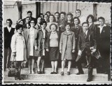 Fotografie, grup de colegi de serviciu, Romania 1974